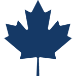 blue maple leaf